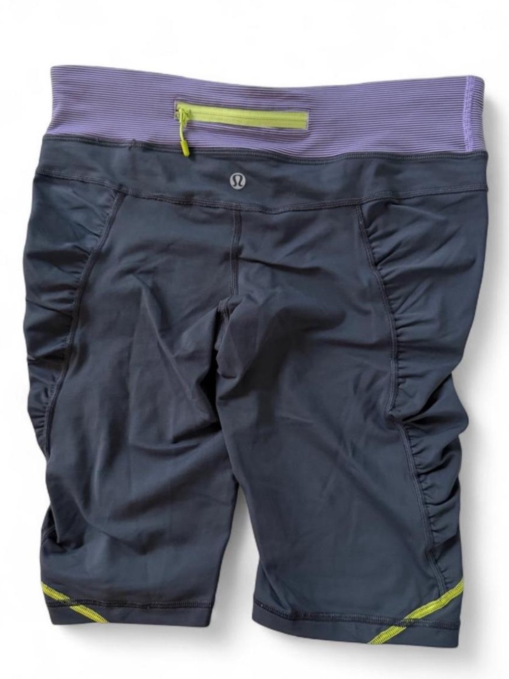 Lululemon Ruched Biker Shorts, Size 8